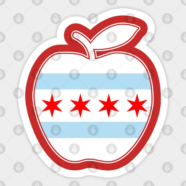 Chicago Teachers Red For Ed Fund Our Future Sticker by E